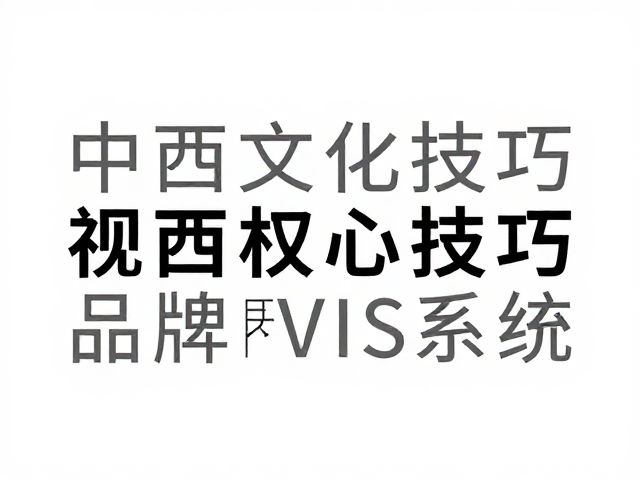 中西文混排视觉重心技巧,打造高辨识度品牌VIS系统