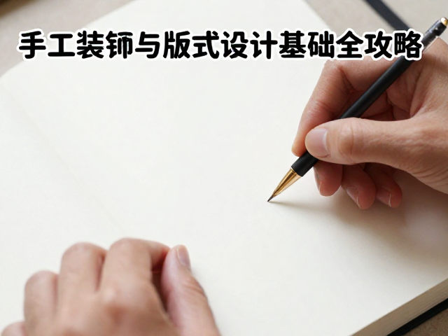手账手工创作者必看,手工装订与版式设计基础全攻略