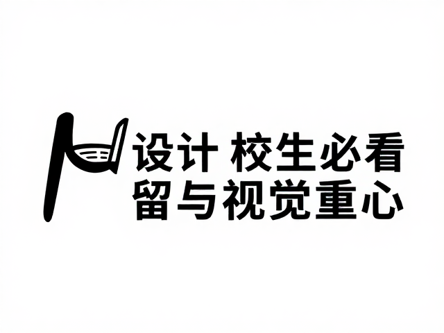 设计在校生必看，留白与视觉重心、字体排版核心规范