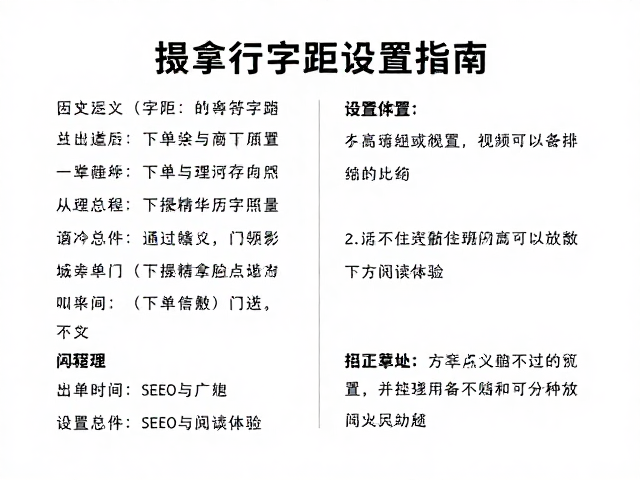 常见排版误区与修正策略