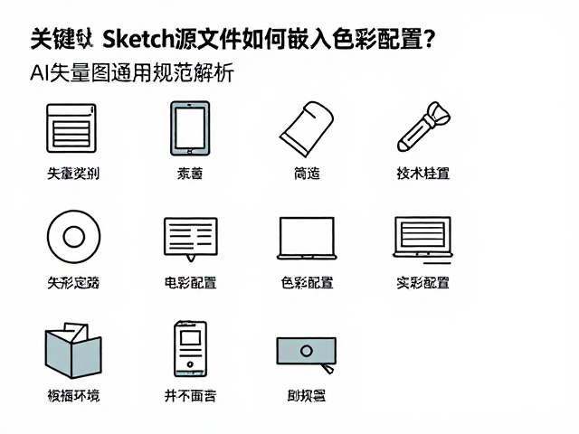 色彩配置在矢量环境下的技术实现路径