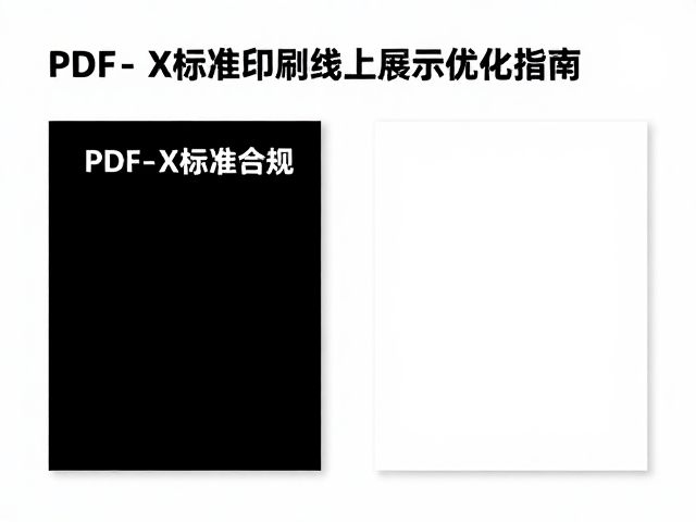 PDF/X标准合规，72DPI灰度黑白印刷线上展示优化指南