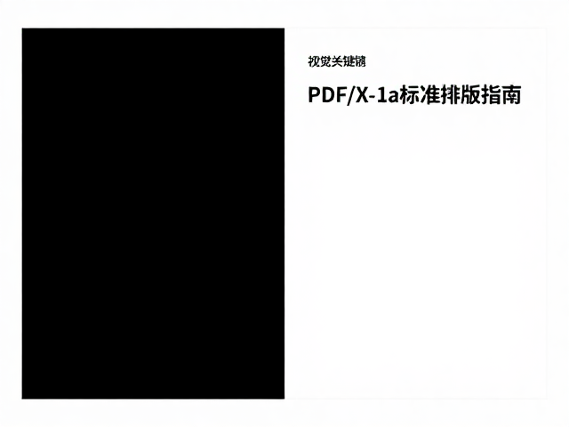 PDF/X-1a标准排版指南