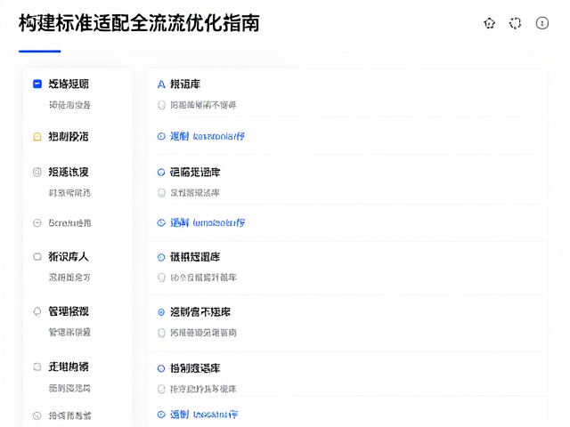 构建标准化词库与短语库的管理策略