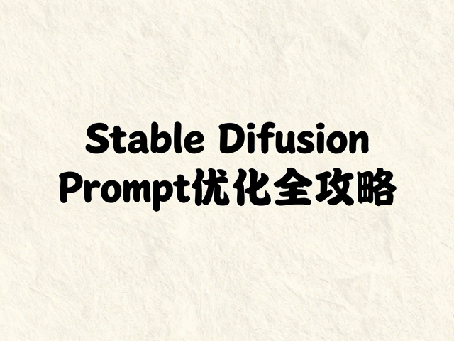 Stable Diffusion肌理插画生成，文案润色与Prompt优化全攻略