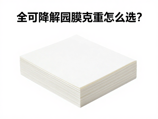 全可降解薄膜克重怎么选?结合纸张特性认知避坑指南