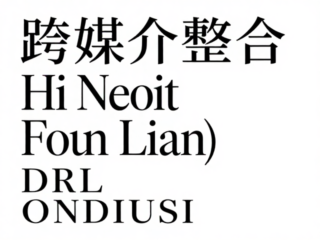 跨媒介整合中衬线与无衬线体搭配，利用格式塔近似性提升视觉流量