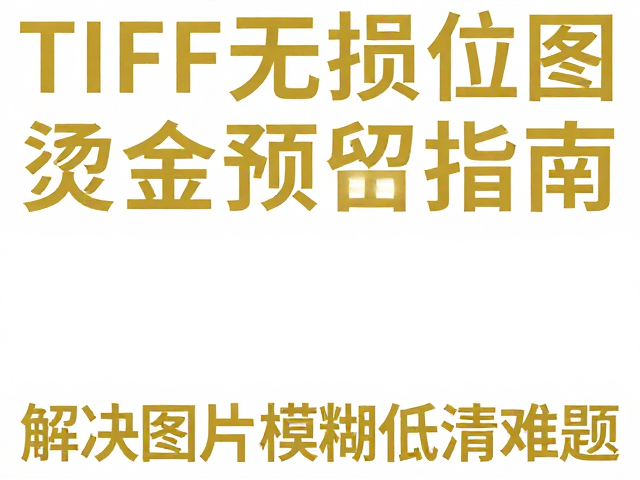 TIFF无损位图烫金位预留指南，解决图片模糊低清难题