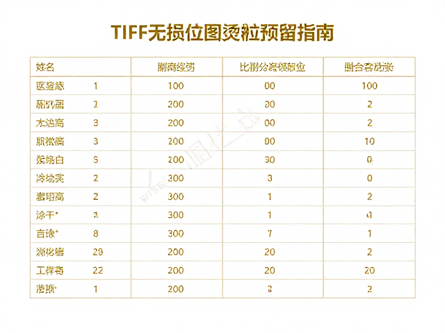 技术参数设定与分辨率规范