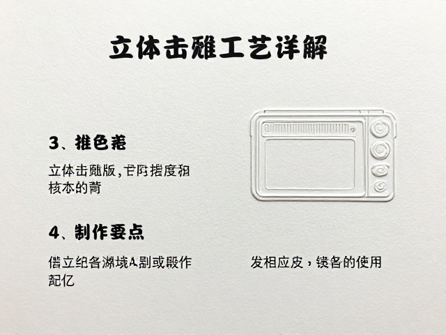 立体击凸印版工艺的核心原理与视觉表现