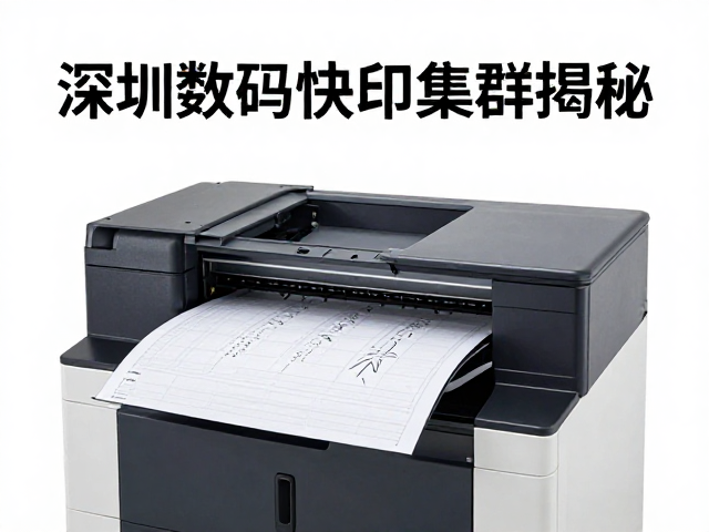 深圳数码快印集群的地理优势与产业基础