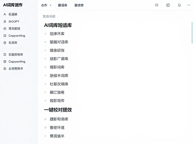 石墨文档协作,AI词库短语库赋能Copywriting,一键校对提效