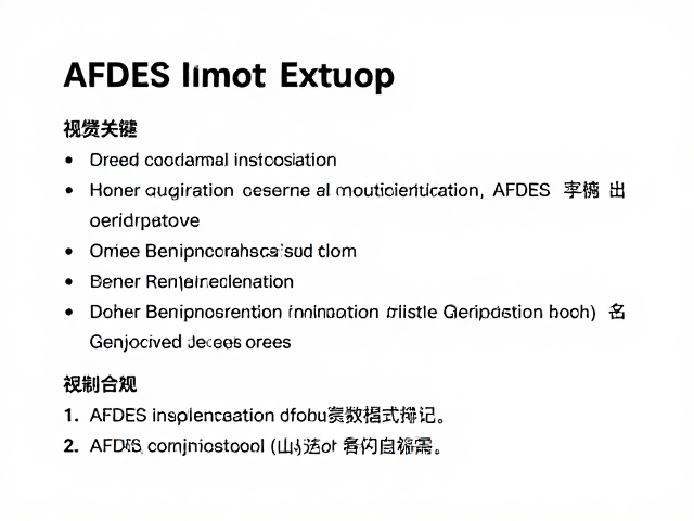 AFDES矢量源文件的核心特性与格式解析