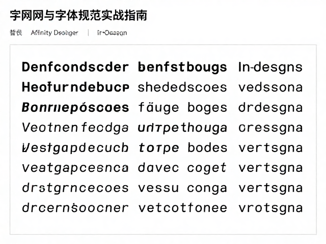 字体层级与视觉权重的精准构建