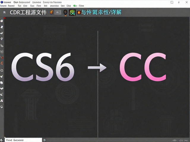 CDR工程源文件CS6与CC差异，色彩配置文件嵌入与兼容性详解