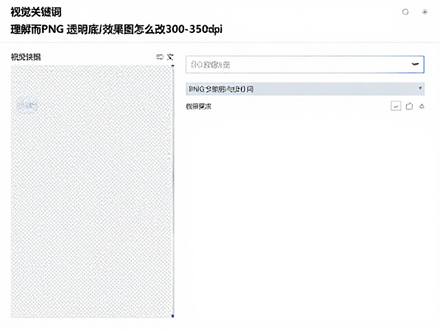 PNG透明底效果图怎么改300-350dpi？附链接文件完整性检查教程