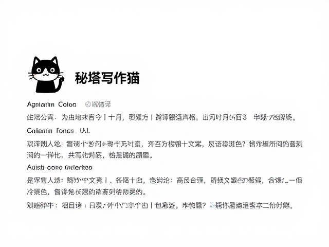 秘塔写作猫，趣味润色，多语言翻译，一键搞定中文文案纠错