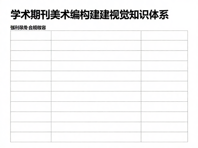 视觉知识体系的构建与标准化