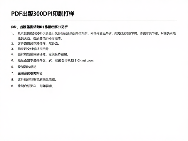 避坑指南:从文件制作到交付的常见陷阱