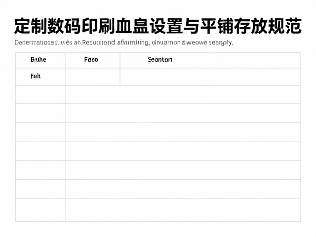 平铺存放的物理规范与环境控制