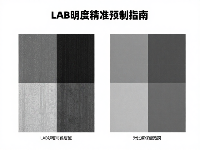 灰度单色印刷前色彩预检,LAB明度与色度值精准控制指南