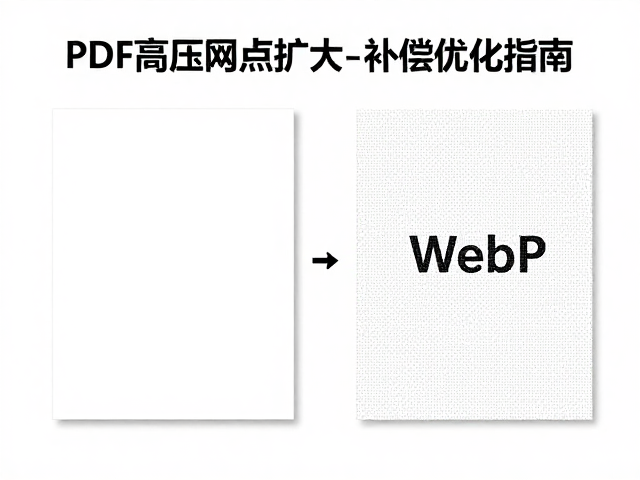 PDF高压缩预览包与WebP压缩，印刷网点扩大补偿优化指南