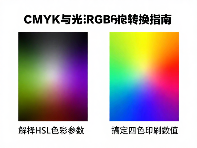 CMYK与RGB转换指南,解析HSL色彩参数,搞定四色印刷数值