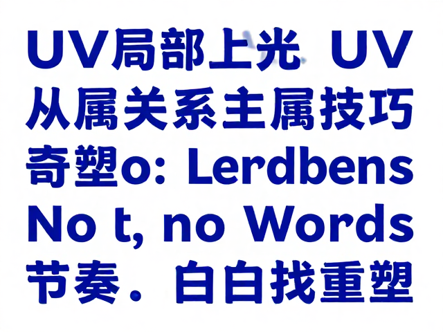 光油工艺对版式节奏与留白的重塑作用