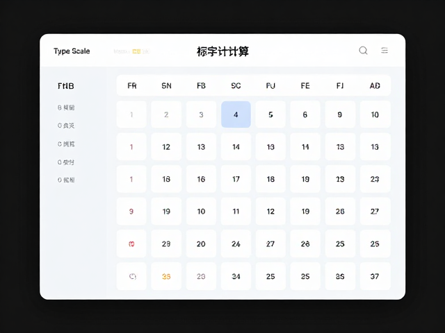 Type Scale字号计算器,一键构建视觉层次,增强界面美感与SEO排版