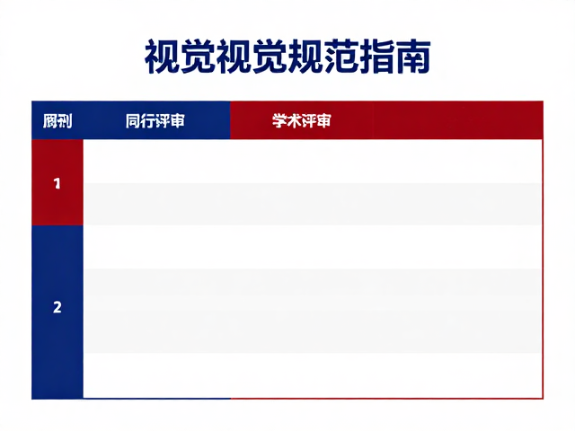 学术期刊美术编辑，同行评审下的蓝红视觉规范指南