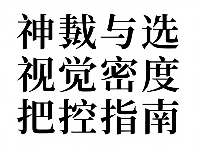 衬线与无衬线怎么选?模块化设计,页面密度把控指南