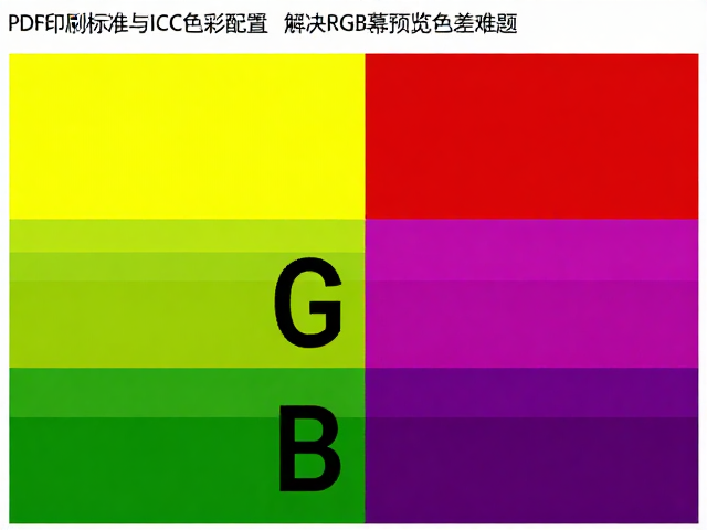 PDF印刷标准与ICC色彩配置，解决RGB屏幕预览色差难题