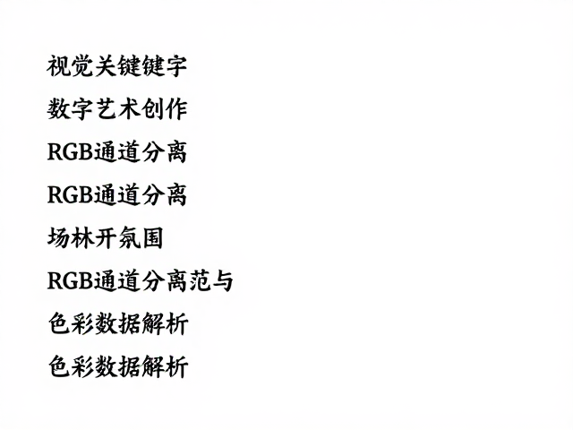 RGB通道分离与色彩数据解析