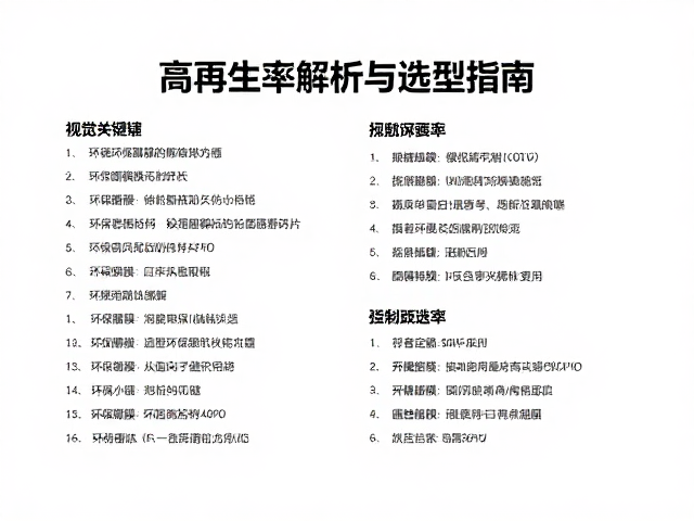 环保薄膜的选型关键指标与场景匹配