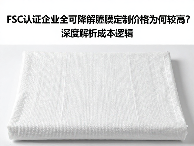 FSC认证企业全可降解薄膜定制价格为何较高?深度解析成本逻辑