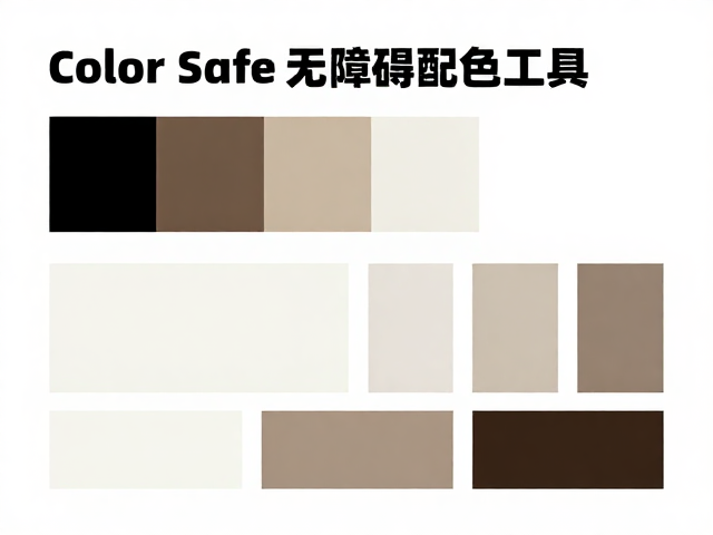Color Safe无障碍配色工具,RGB与中性色平衡指南