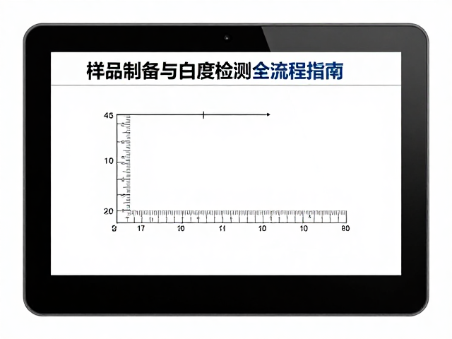 样品制备对尺寸与白度检测的影响