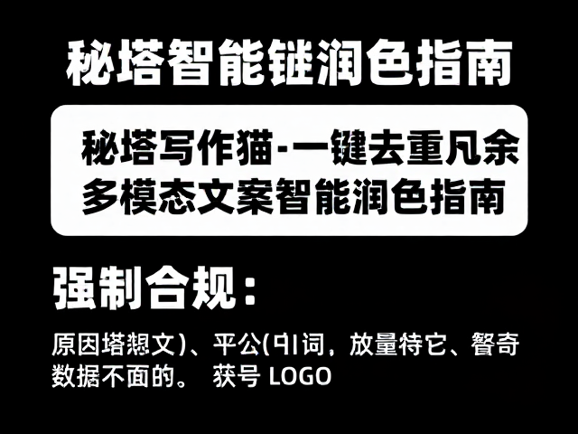 秘塔写作猫，一键去重冗余，多模态文案智能润色指南