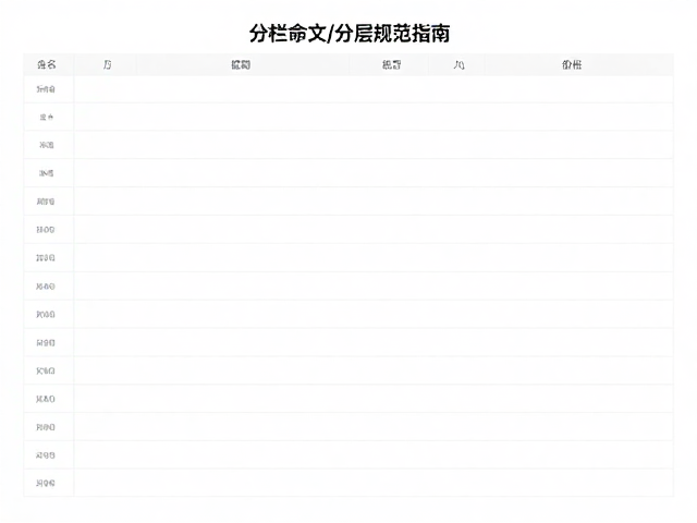 分栏参考线:确立视觉秩序与栅格逻辑