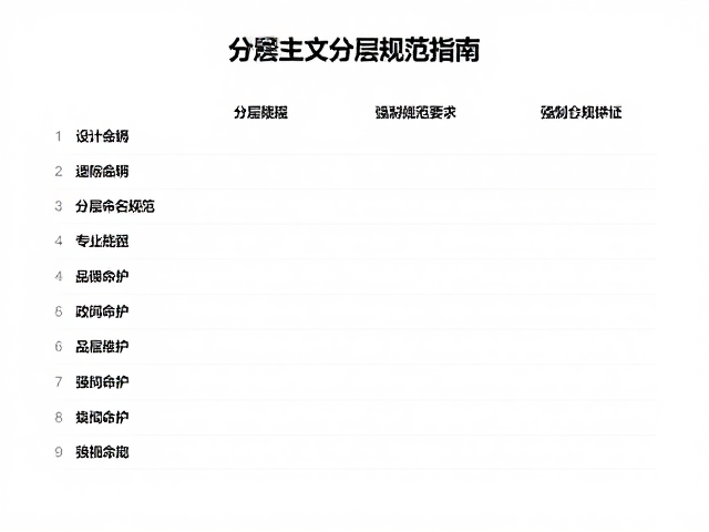 UI设计必备，分层命名、分栏参考线与标题正文分层规范指南