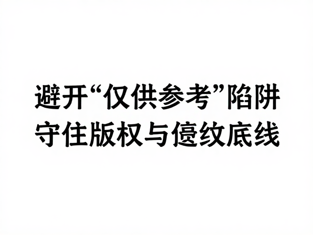 打样确认留证，避开&ldquo;仅供参考&rdquo;陷阱，守住版权与履约底线