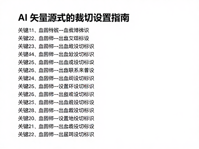 出血设置与裁切标记的技术参数与实施细节
