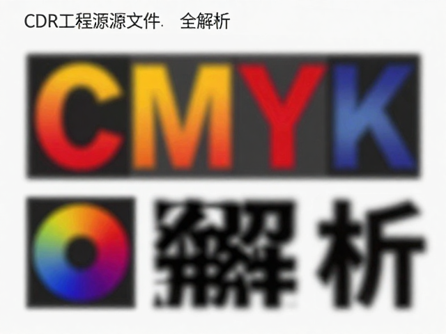 CDR工程源文件CMYK色彩模式与低分辨率图片模糊问题全解析