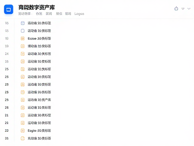 智能分类与标签体系的构建
