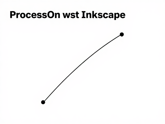 ProcessOn与Inkscape贝塞尔曲线对比,专业版式逻辑草图绘制指南