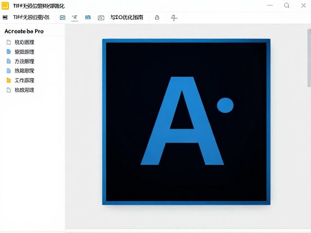 TIFF无损位图怎么转PDF？Acrobat Pro栅格化设置与SEO优化指南