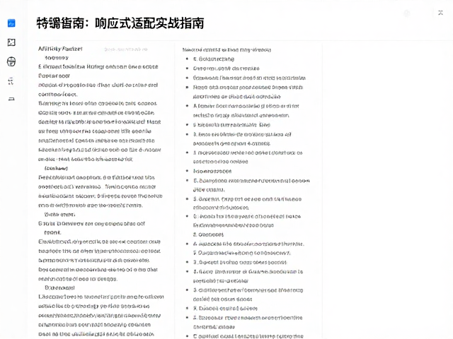 响应式文本流与动态容器适配
