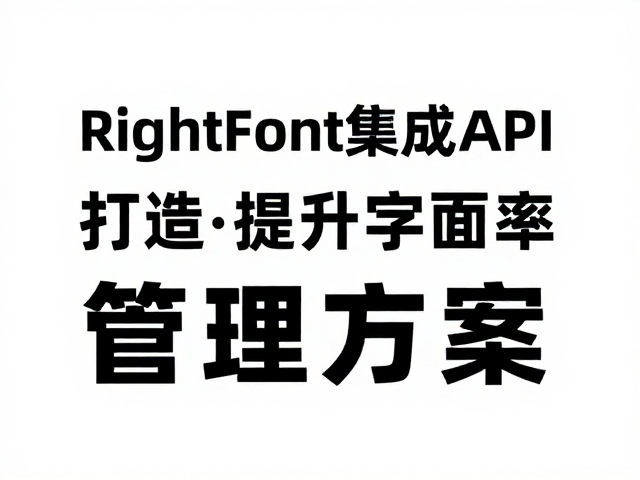 构建高效的企业级字体管理方案