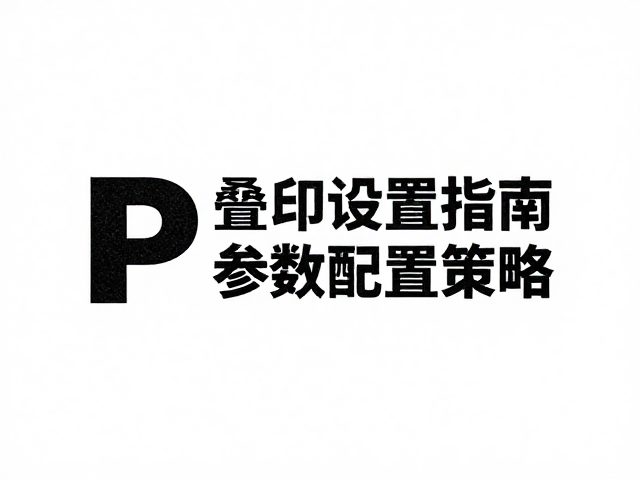 特殊纸张适配下的叠印参数配置策略