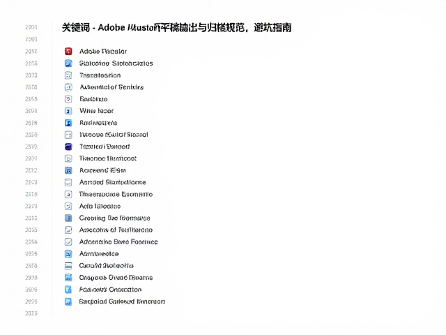 图层结构与文件命名的逻辑构建